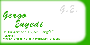 gergo enyedi business card